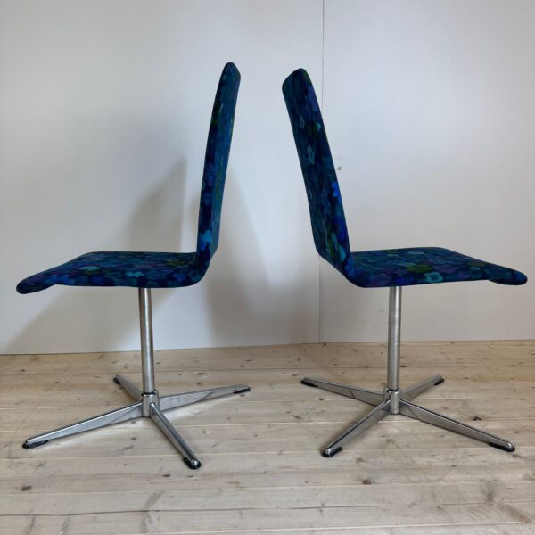 Set di quattro sedie da pranzo rotanti, Danimarca 1960