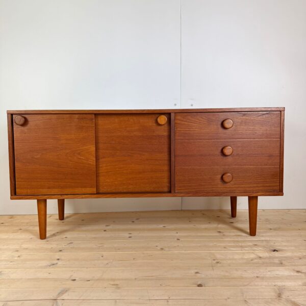 Sideboard vintage in teak con cassetti