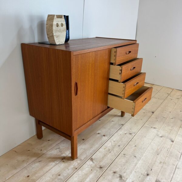 Credenza in teak, Danimarca 1960