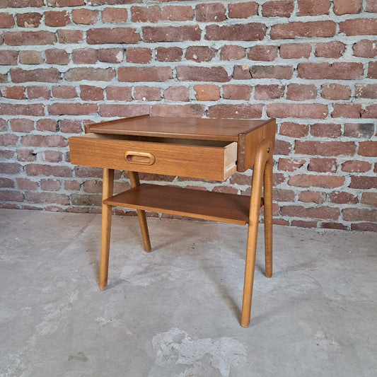 Comodino in teak, Danimarca 1960