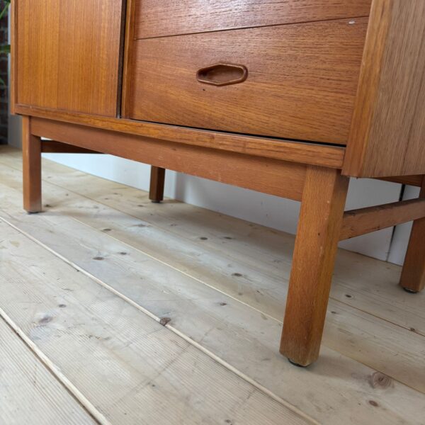 Credenza in teak, Danimarca 1960