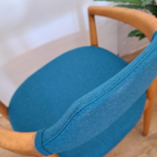 Poltroncina in rovere e lana, Danimarca 1960