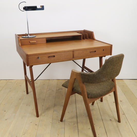 Scrittoio in teak Model 56 di Arne Wahl Iversen per Vinde Møbelfabrik, Danimarca 1960