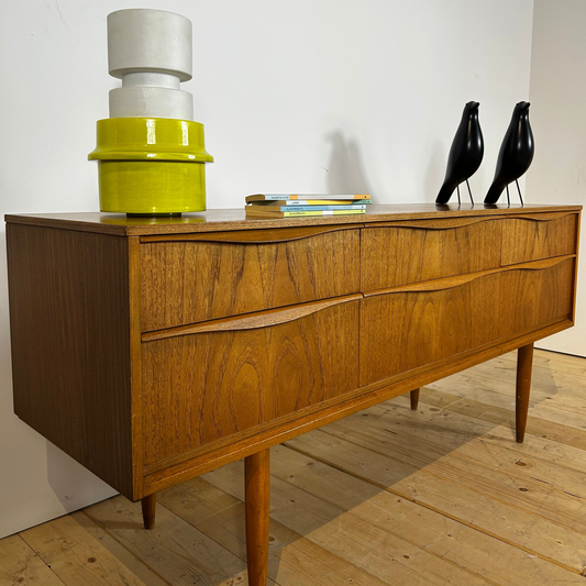 Midcentury Austinsuite light teak chest of drawers, 1960s