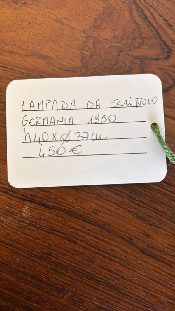 Lampada da tavolo vintage, Germania, 1960