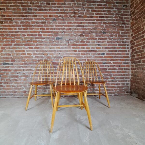 Set of chairs in wood, Sweden 1960