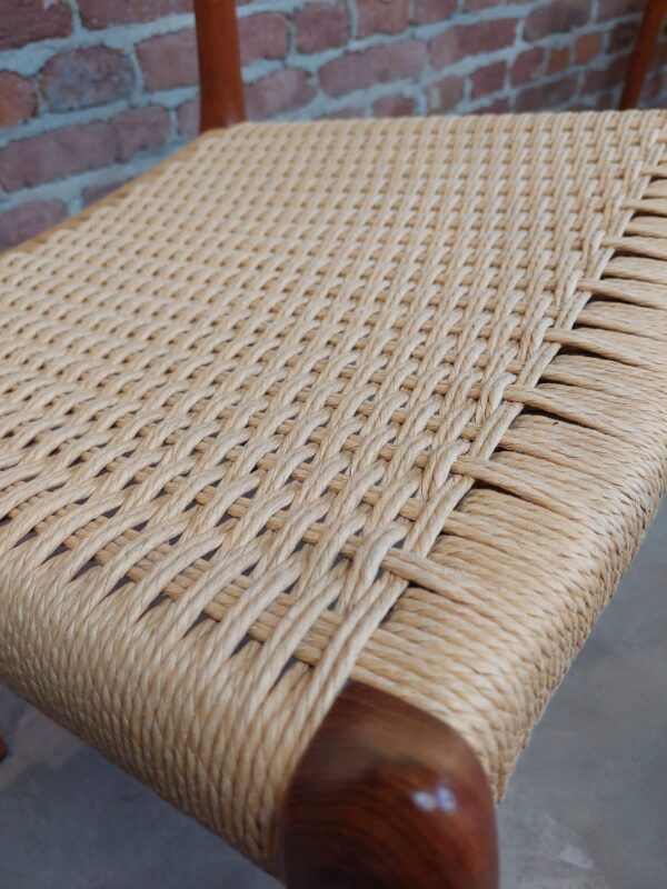 Set di sei sedie in teak Nils Otto Møller per J L Møllers møbelfabrik