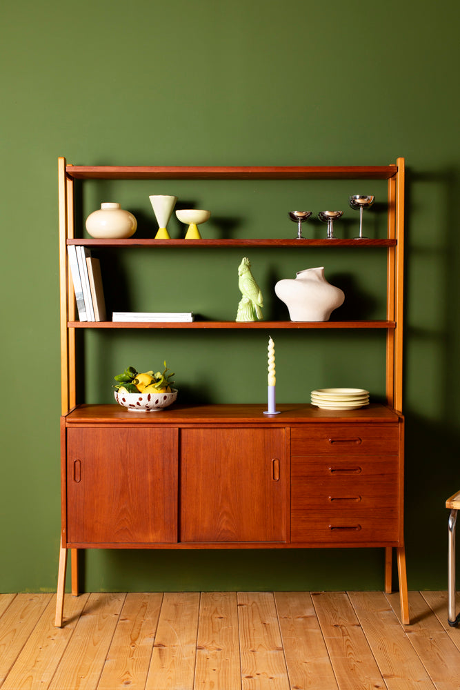 Designer Bookcases: Vintage Solutions in Teak and Oak