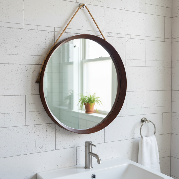 Vintage mirrors: light and depth