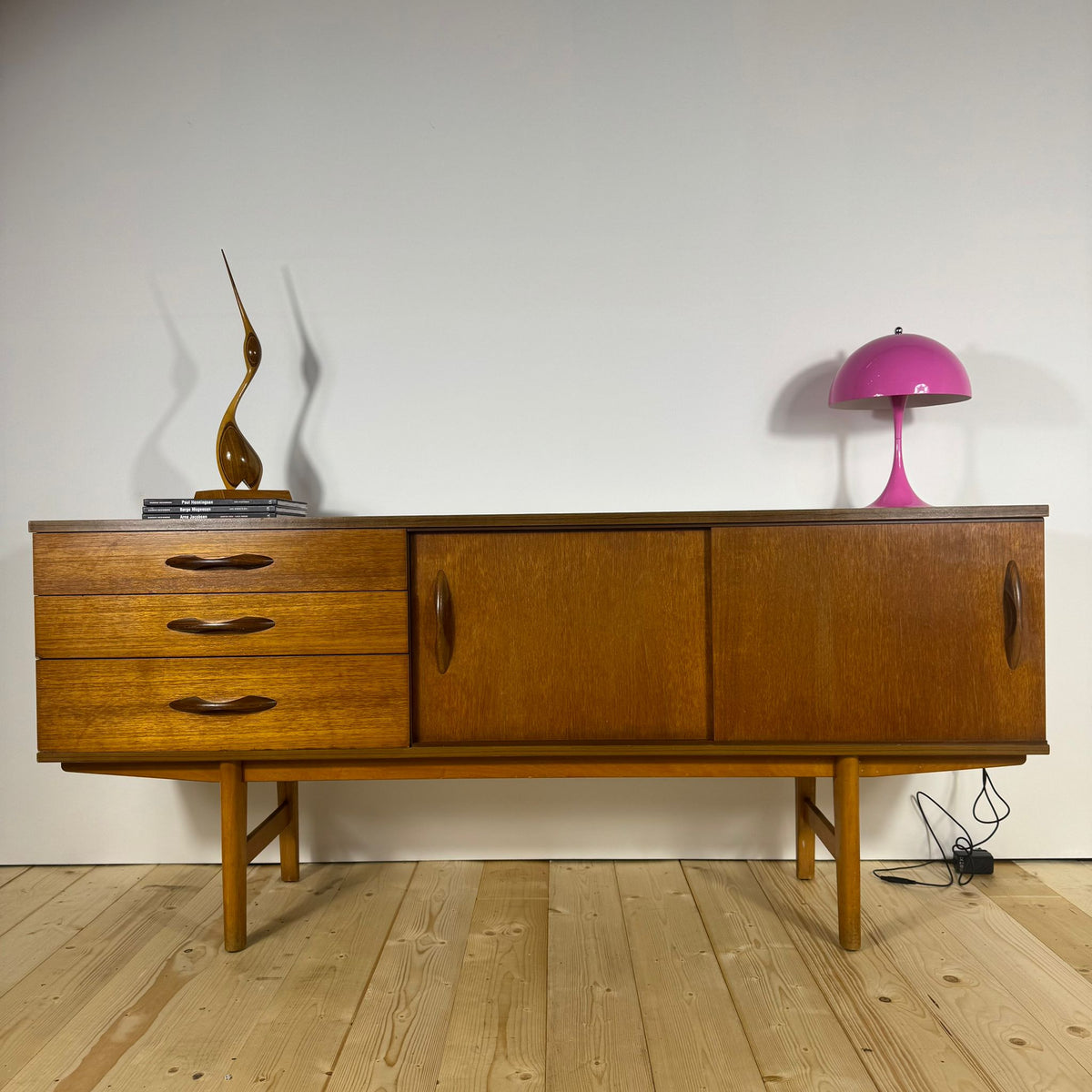 sideboard danese in teak – Design scandinavo anni ’60
