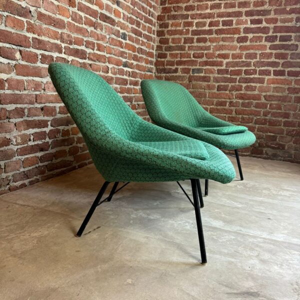 Coppia di poltrone vintage