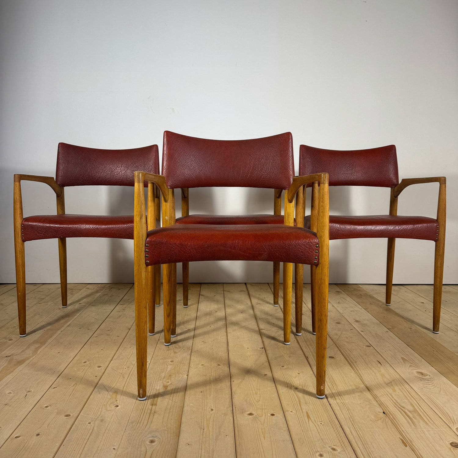 Set di 4 Sedie in Teak di Villy Schou Andersen – Design Scandinavo Mid-Century
