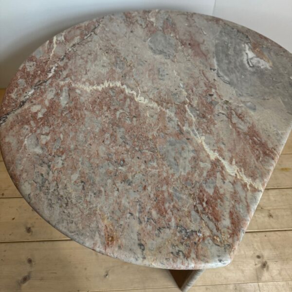 Tavolino da caffé in travertino, Danimarca 1960