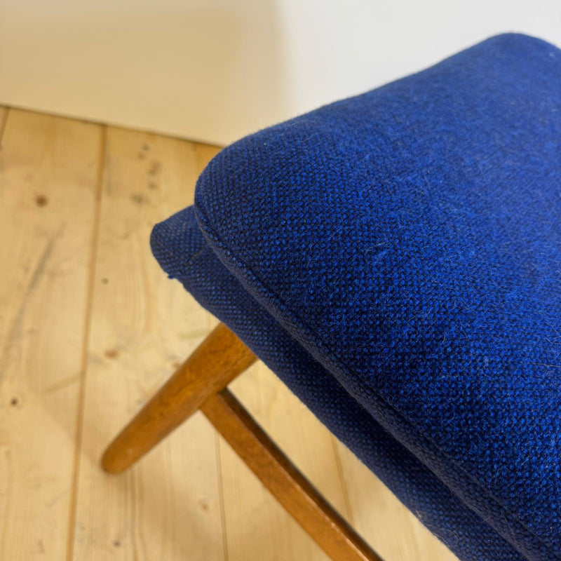 Pouf / Poggiapiedi Danese Mid-Century Modern con Cuscino – 1960