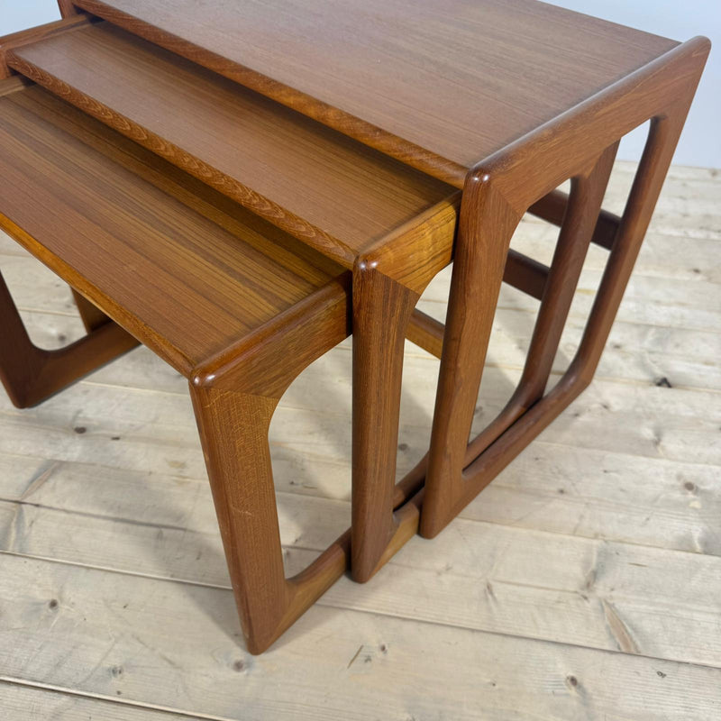 Nesting tables in teak, Danimarca 1960