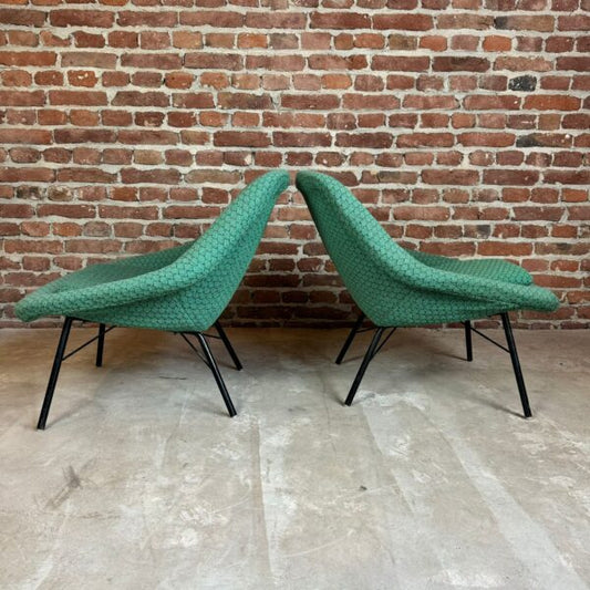 Coppia di poltrone vintage