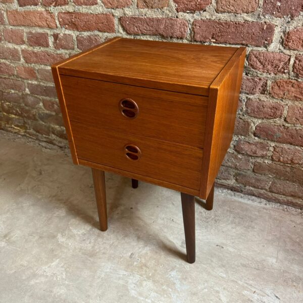 Comodino, teak, Danimarca 1960
