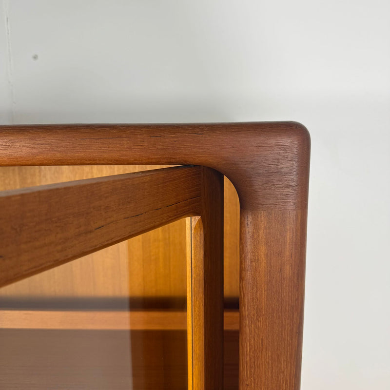 Libreria in Teak con Ante in Vetro – Danimarca 1960, Dyrlund
