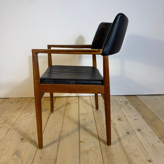 Sedia da Scrittoio con Braccioli di Erik Kirkegaard – Danimarca, 1960