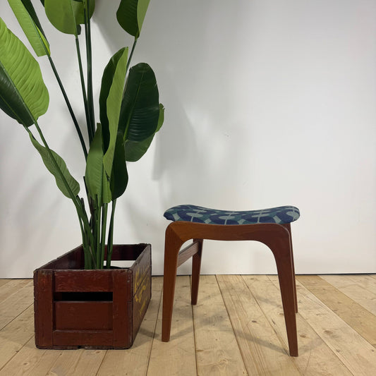 Poggiapiedi Vintage in Teak – Design Danese (Anni '60)