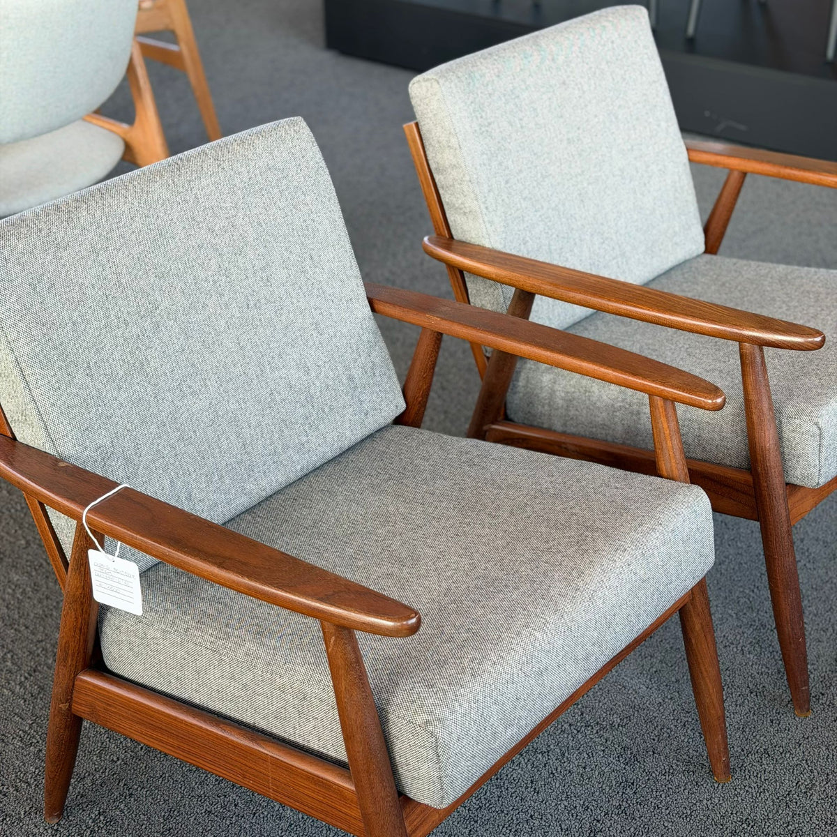Coppia di Poltrone in Teak – Design Scandinavo Vintage (Danimarca, Anni '60)