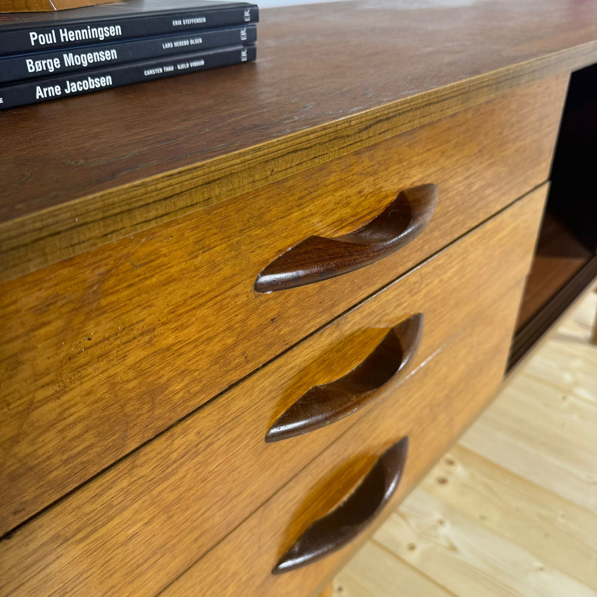 sideboard danese in teak – Design scandinavo anni ’60