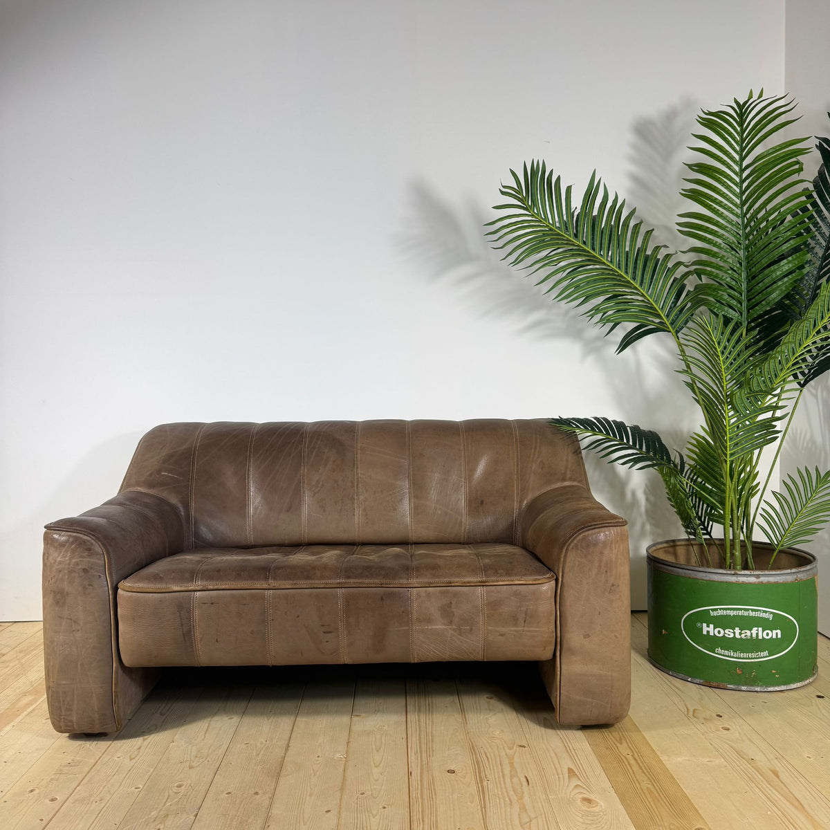 Divano De Sede DS-44 in Pelle di Bufalo Marrone – Svizzera Anni ’70