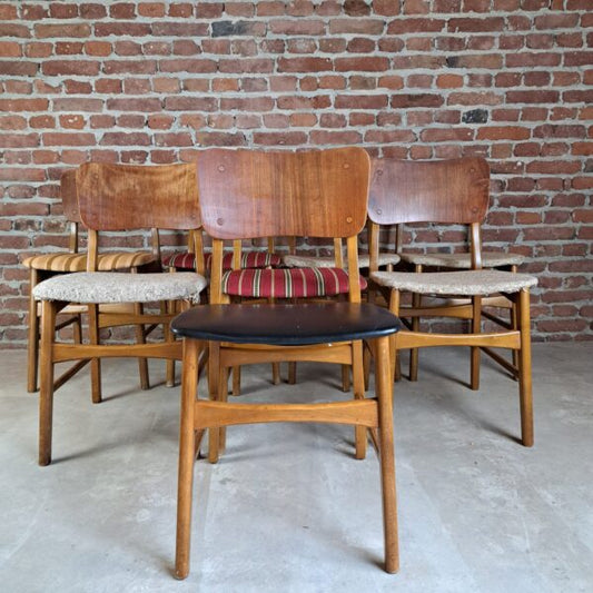 Set di quattro sedie, Danimarca 1960