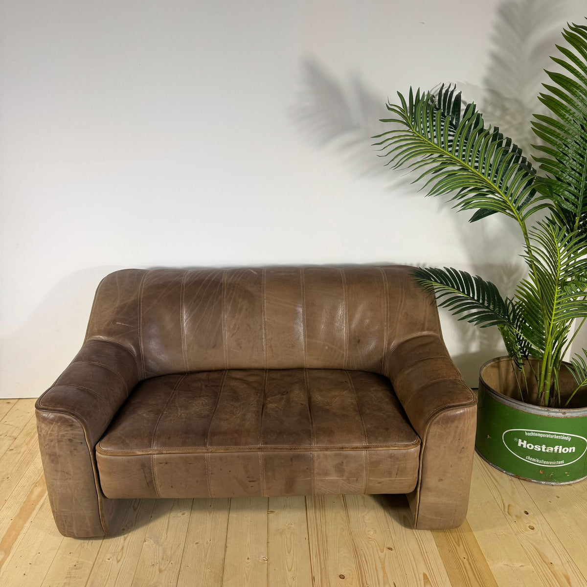 Divano De Sede DS-44 in Pelle di Bufalo Marrone – Svizzera Anni ’70
