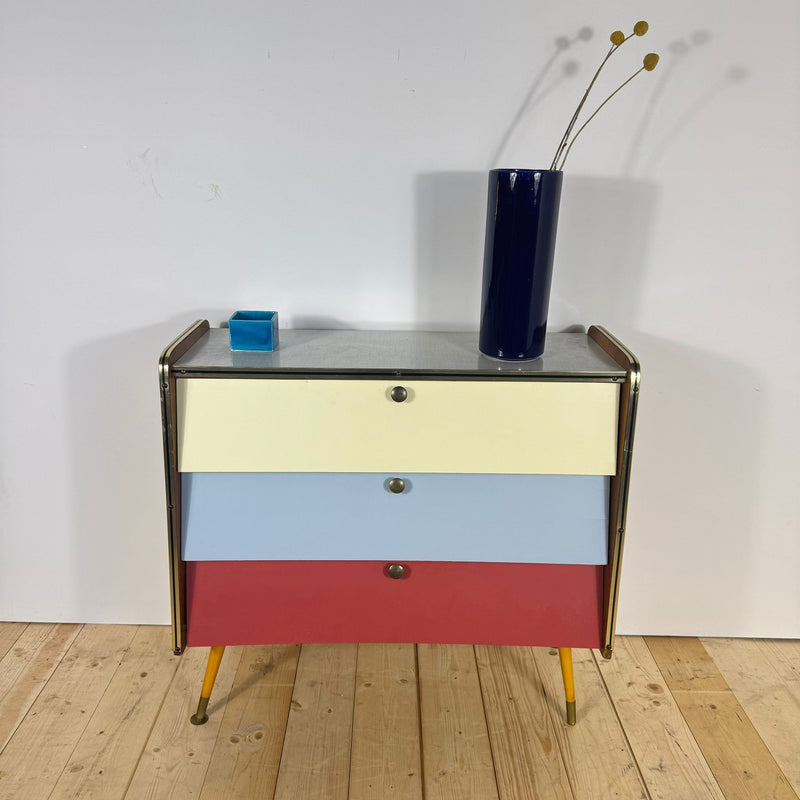 Scarpiera Anni ’70 Multicolor – Design Mid-Century Modern
