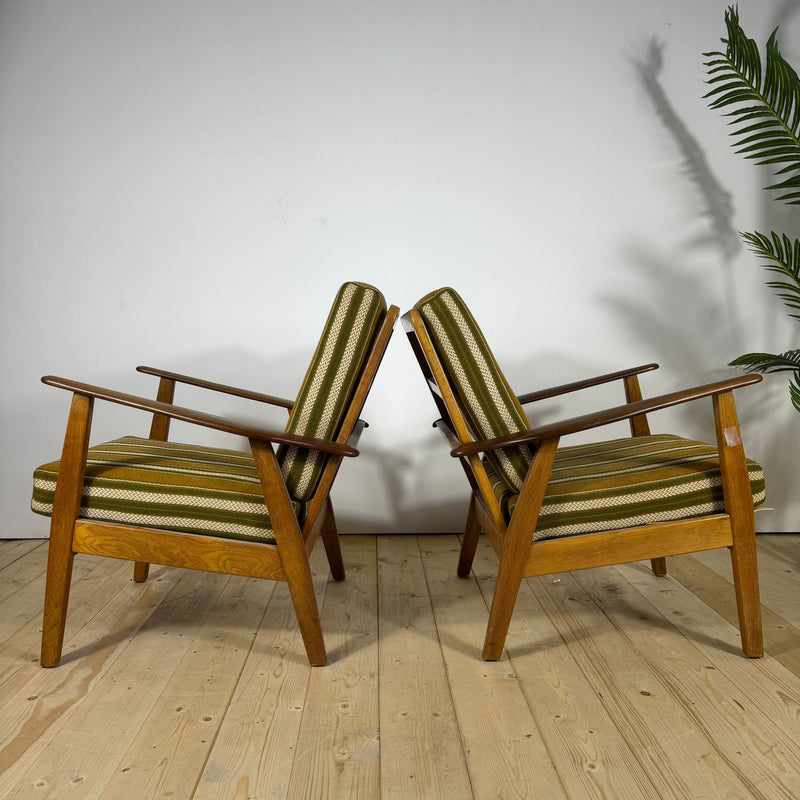 Coppia di Poltrone Danesi Mid-Century Modern in Teak – 1960