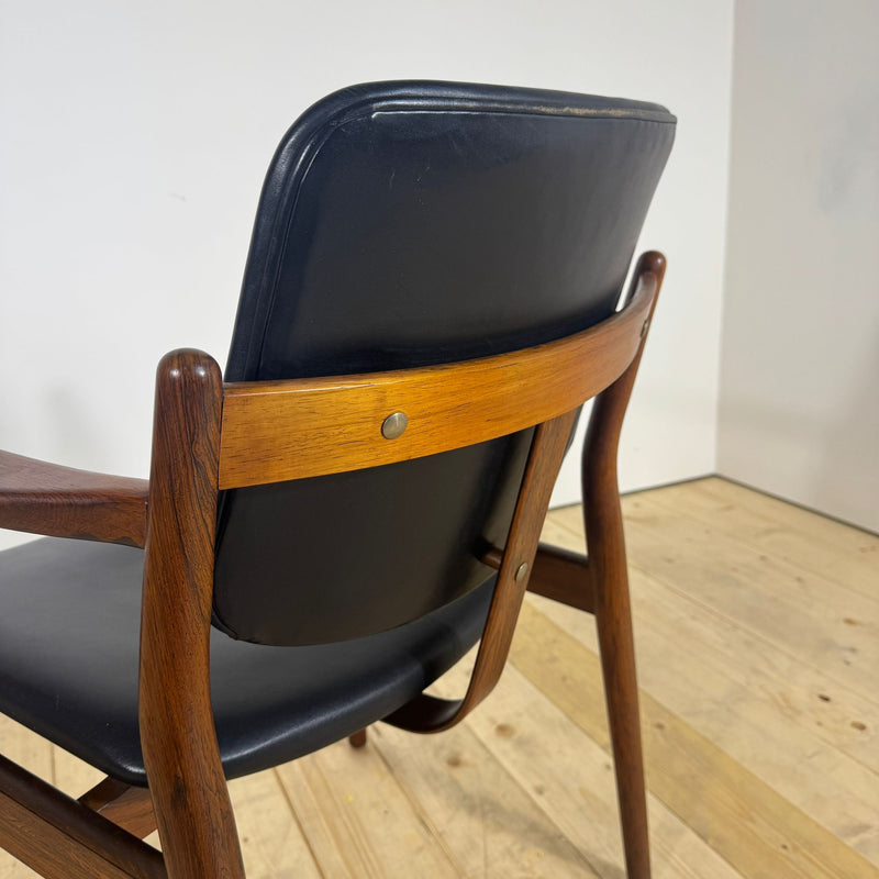 Sedia Modello 402 di Børge Rammeskov per Sibast Furniture – Palissandro, Design Danese Mid-Century