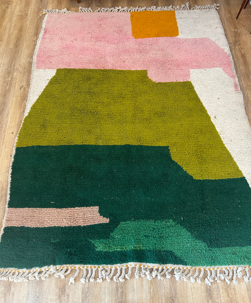 Tappeto Marocchino Vintage in Pura Lana – Artigianato Berbero