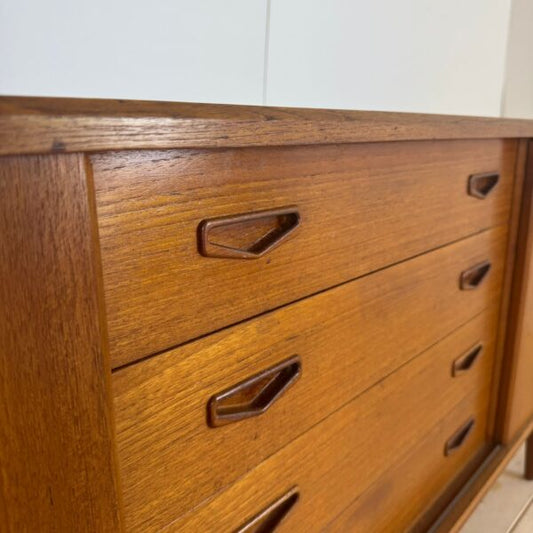 Credenza vintage in teak Clausen & Son, Danimarca 1960
