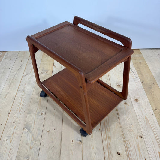 Serving Trolley Mid-Century Modern in Teak – Design Scandinavo, Anni ’60