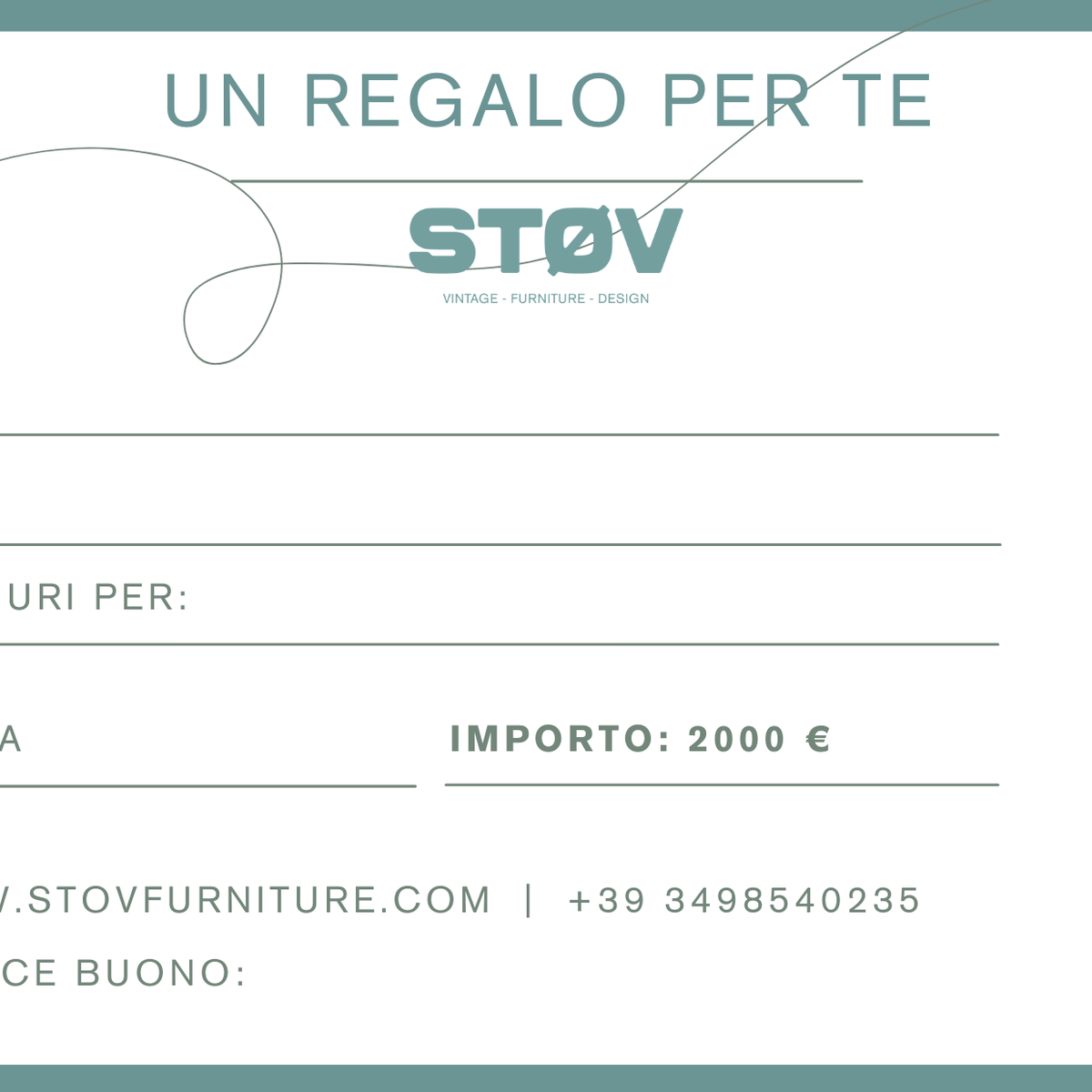 2000 buono regalo
