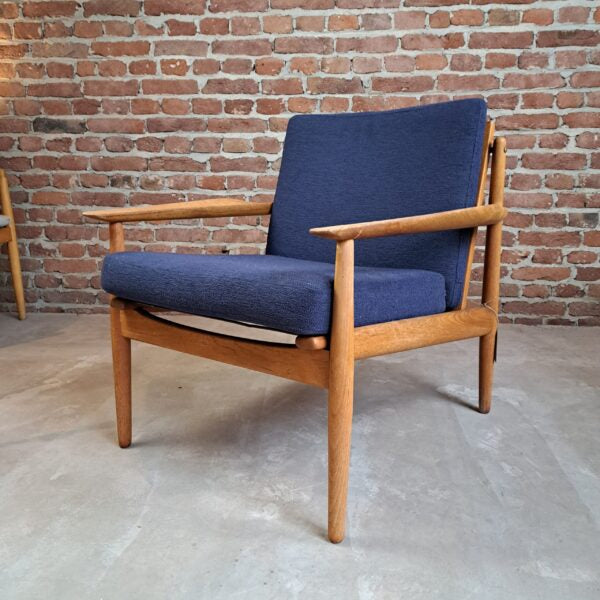 Poltrona Arne Vodder per Glostrup Møbelfabrik