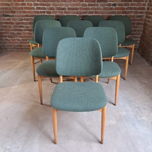 Set of 6 Danish chairs, 1970