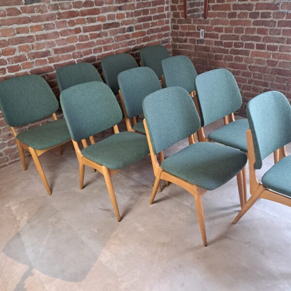 Set of 6 Danish chairs, 1970