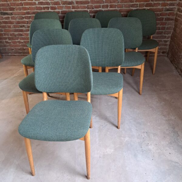 Set of 6 Danish chairs, 1970