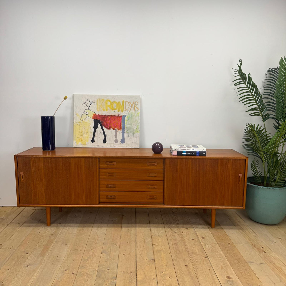 Sideboard in teak di Clausen & Søn, 1960
