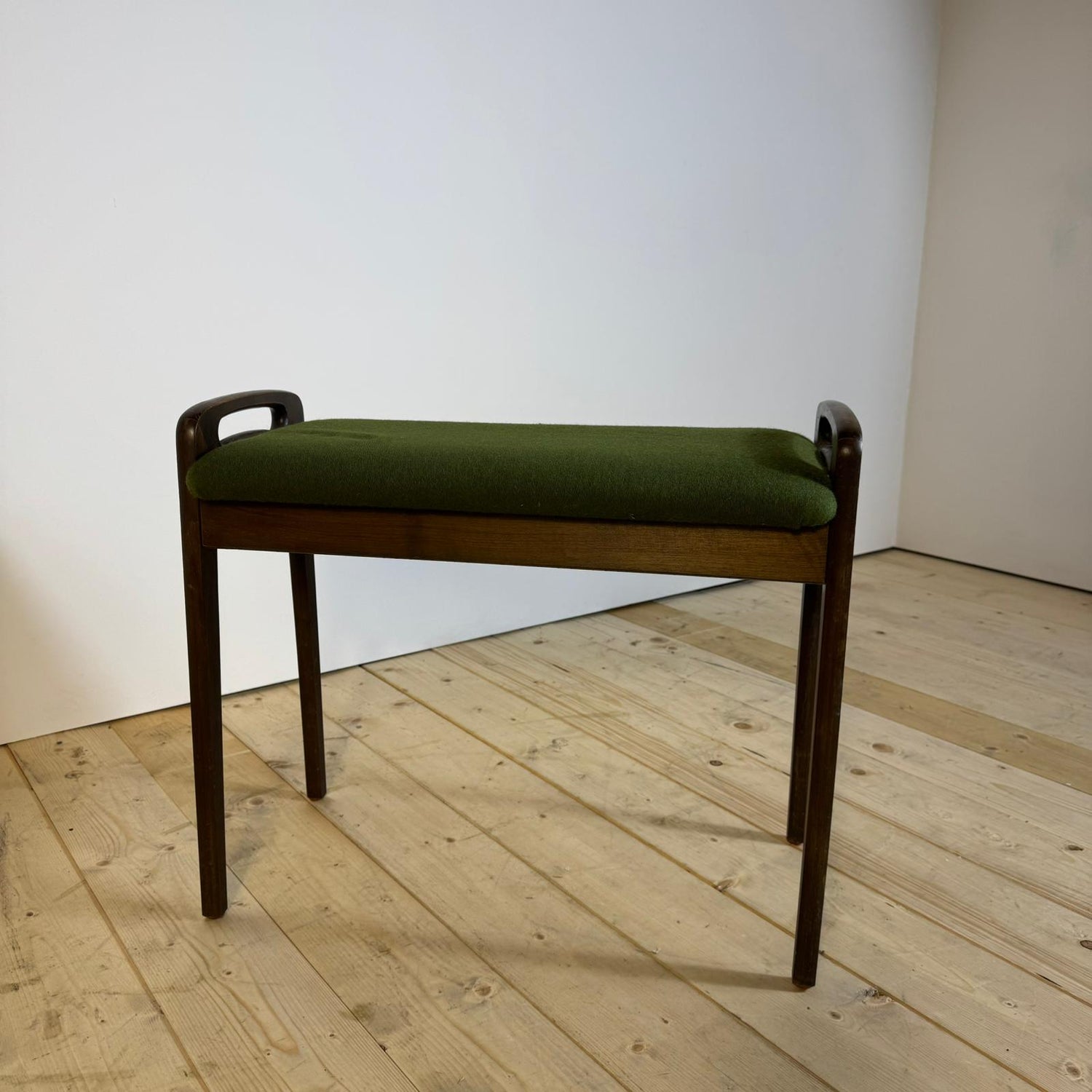 Poggiapiedi Mid-Century Modern in Legno di Teak