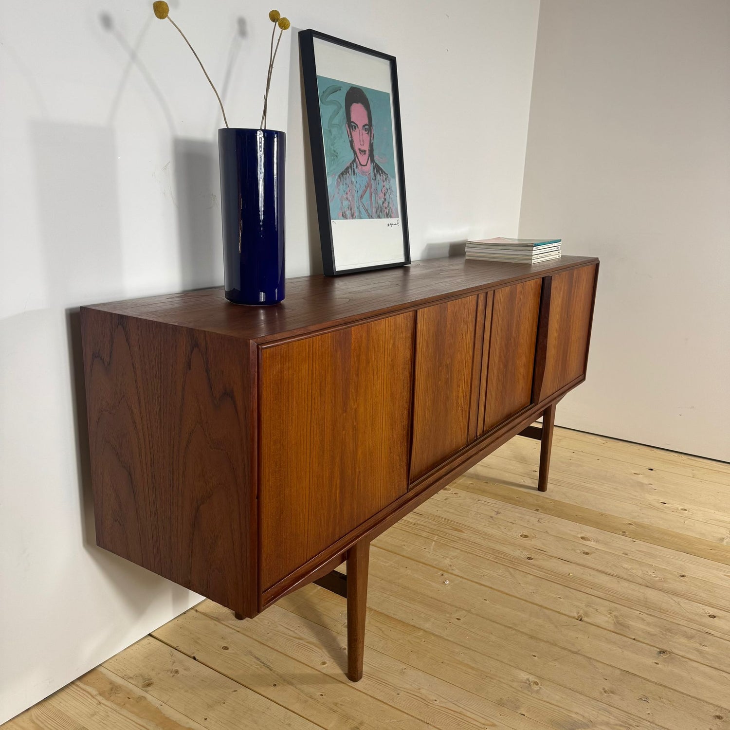 Sideboard Vintage in Teak – Design Danese Anni '60, Mid-Century Modern