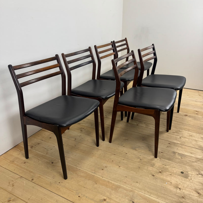 Set of six chairs by Vestervig Erikson, 1960s