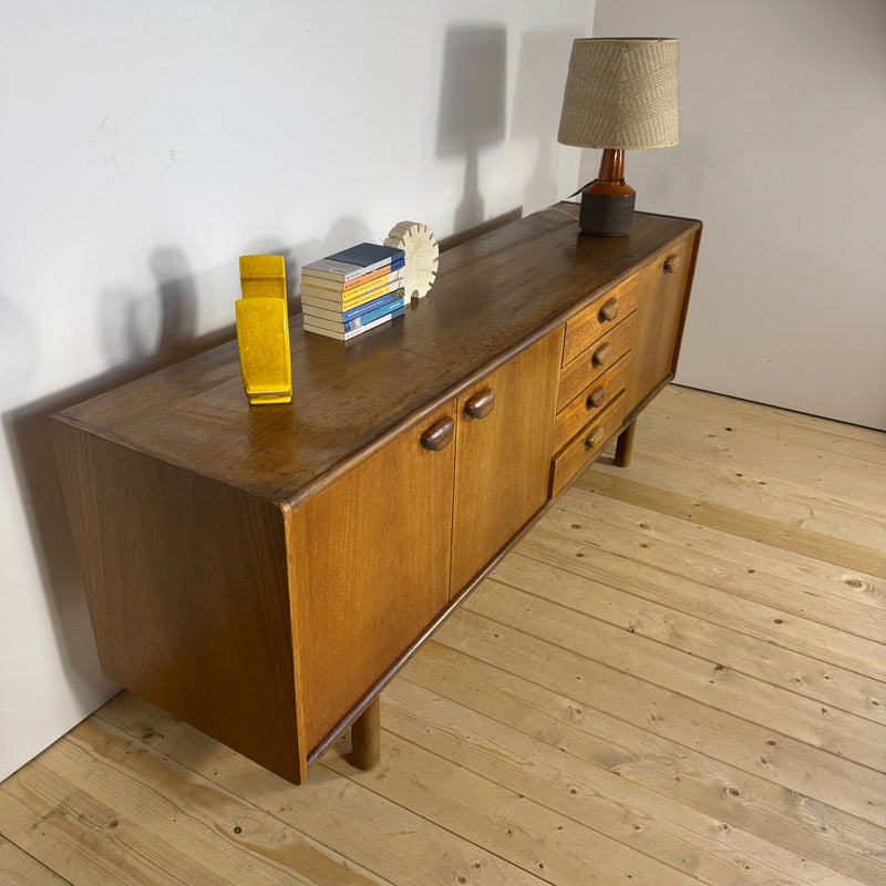 Sideboard Inglese in Teak – Credenza Mid-Century Anni ’60