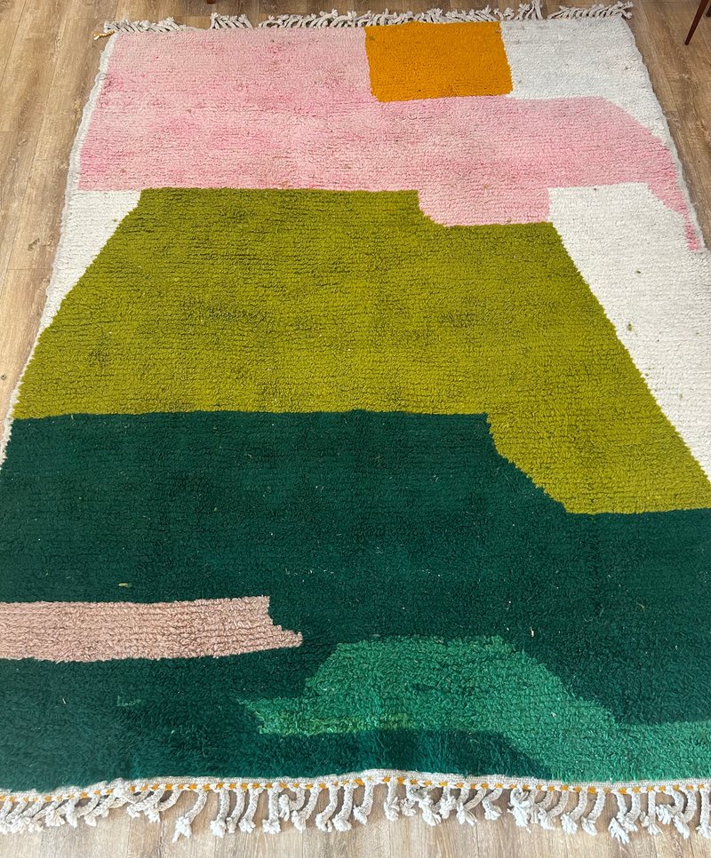 Tappeto Marocchino Vintage in Pura Lana – Artigianato Berbero