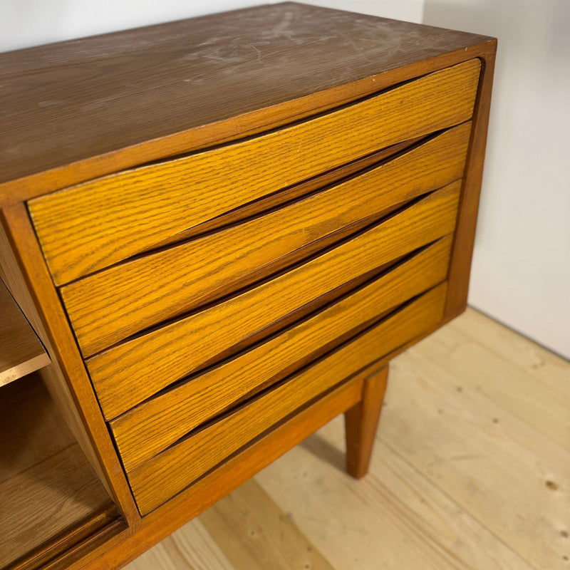 Sideboard in Teak Danese Anni ’60 – Ante Scorrevoli e Cassetti