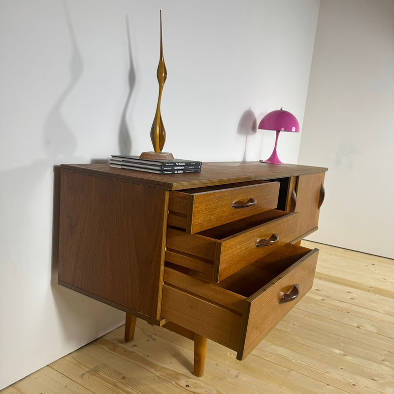 sideboard danese in teak – Design scandinavo anni ’60