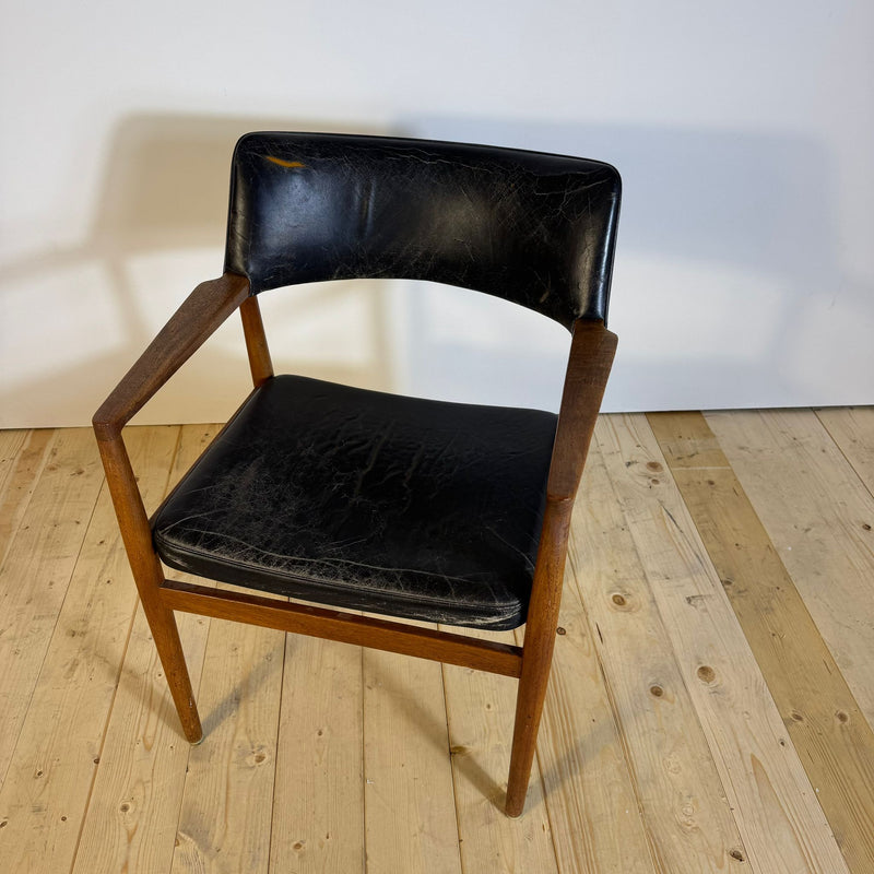 Sedia da Scrittoio con Braccioli di Erik Kirkegaard – Danimarca, 1960