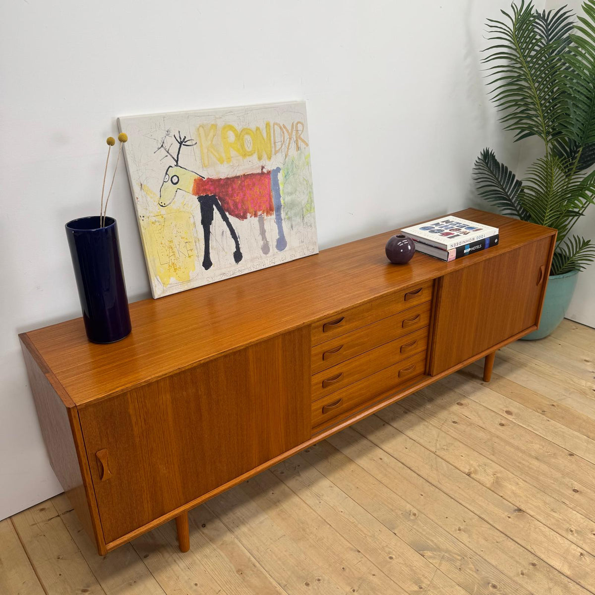 Sideboard in teak di Clausen & Søn, 1960